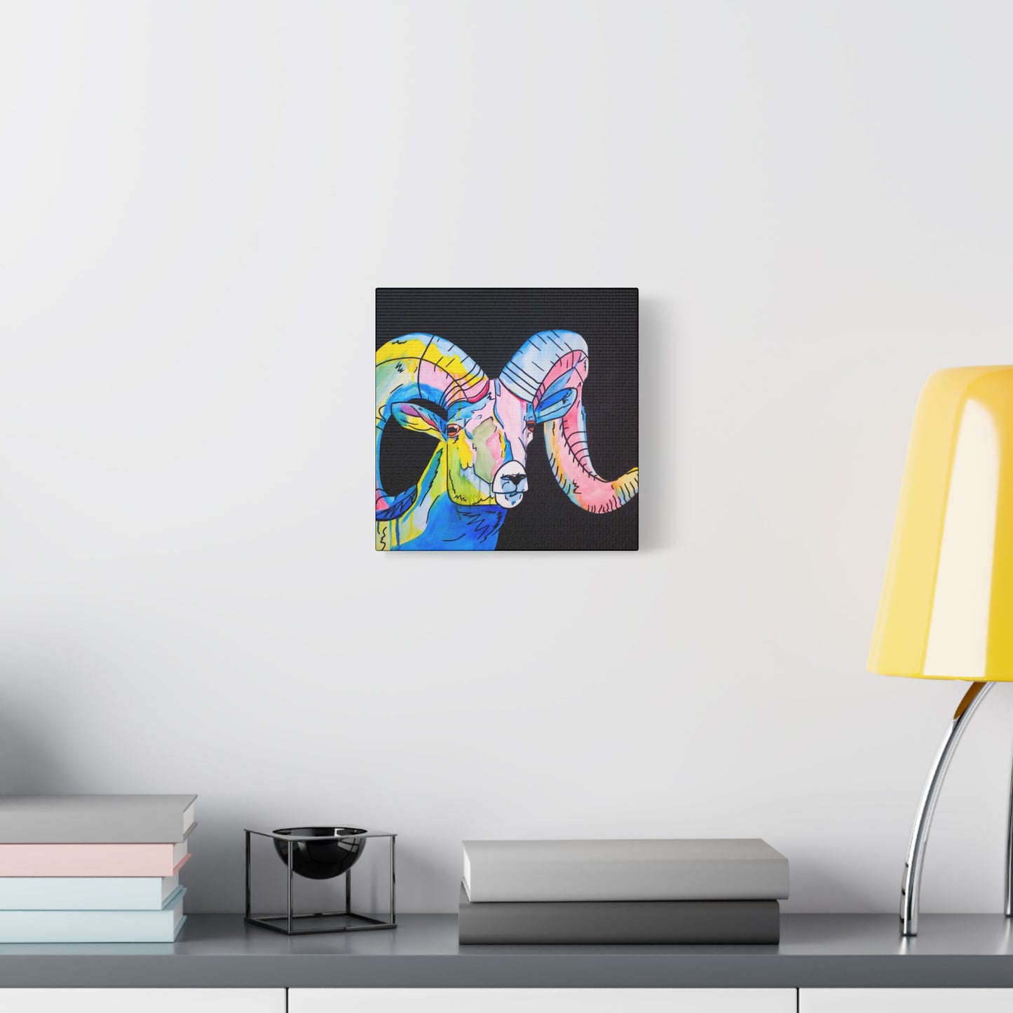 Colorful Bighorn Sheep