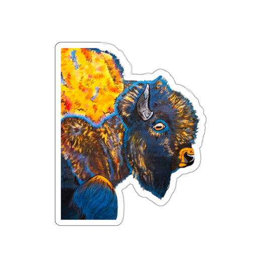 Bison Sticker