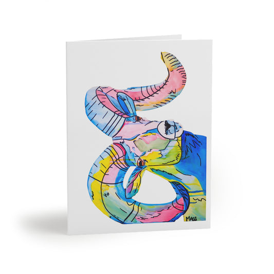 Colorful Sheep Greeting Cards - Set of 8, 16, or 24 - Perfect for All Occasions